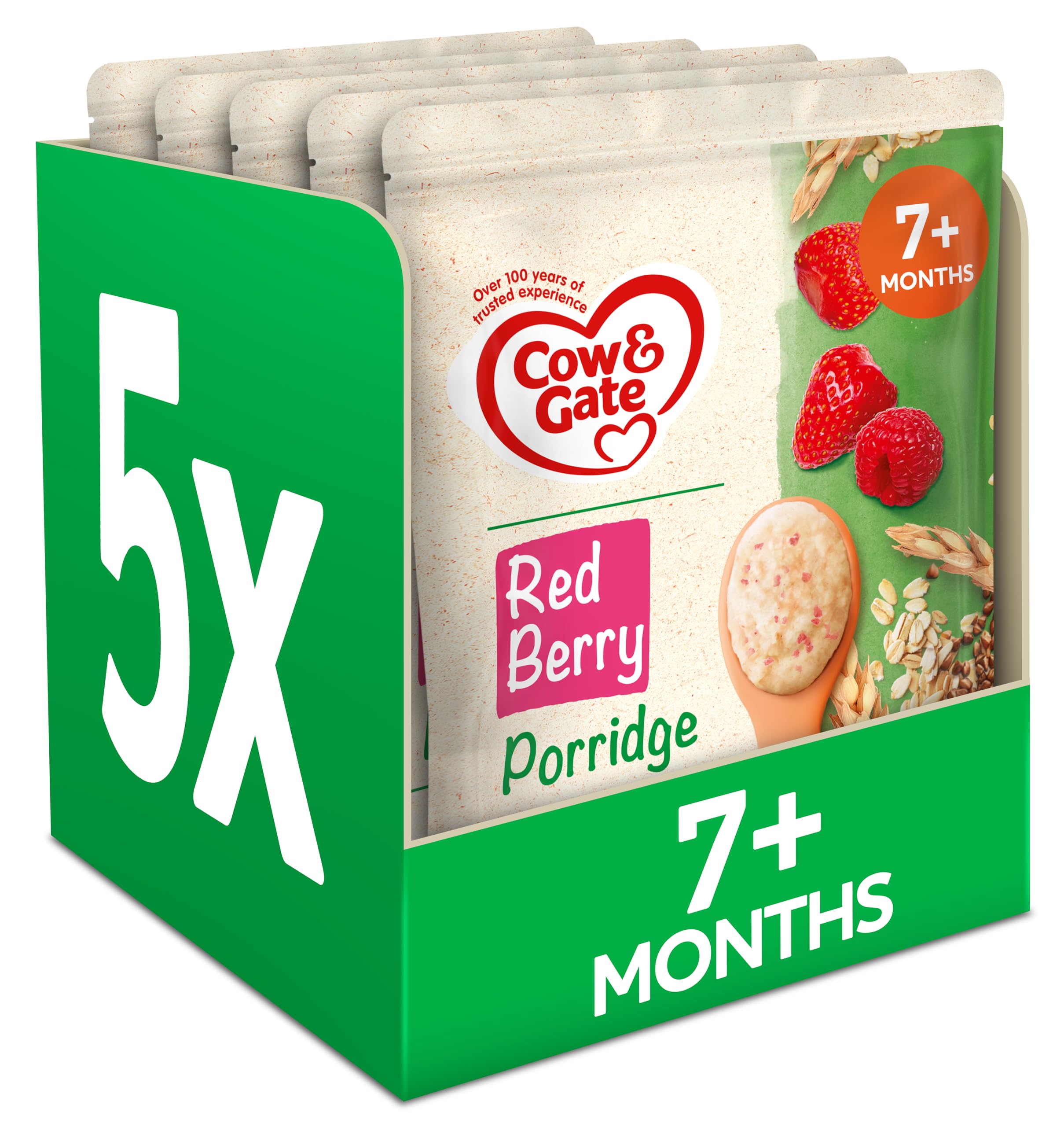 Cow And Gatered Berry Wholegrain Porridge Baby Food Cereal