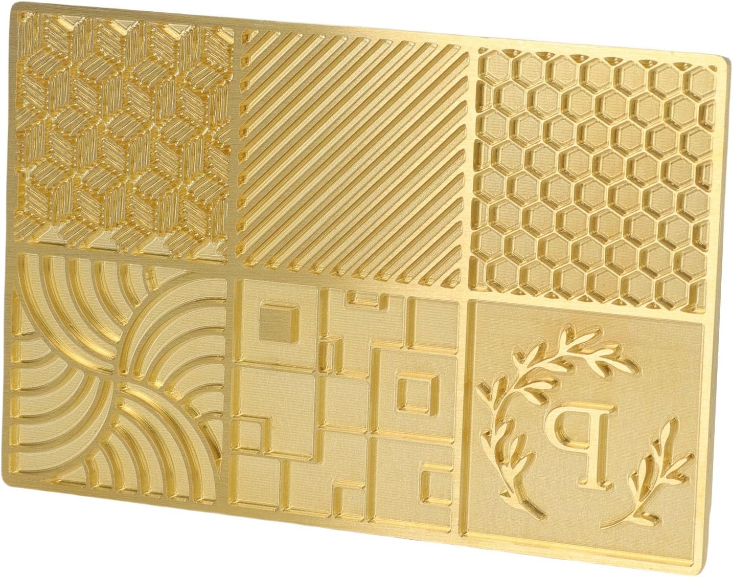 Fafeicy Copper Ice Cube Stamp, Personalized Ice Press Tray with Unique Patterns for Cocktails and Whisky Enthusiasts