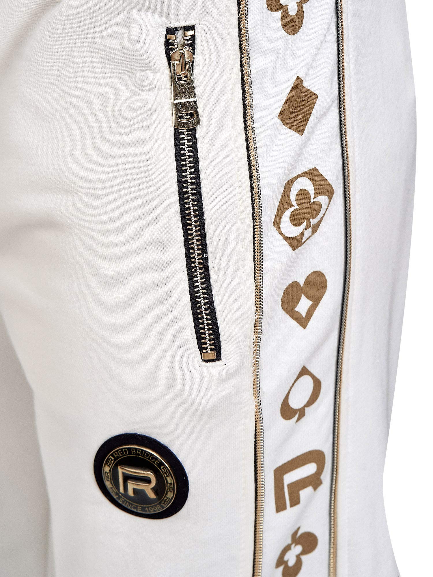 Redbridge Herren Jogginganzug Jogger Set Sweatjacke Sweathose Kombi Allover Premium