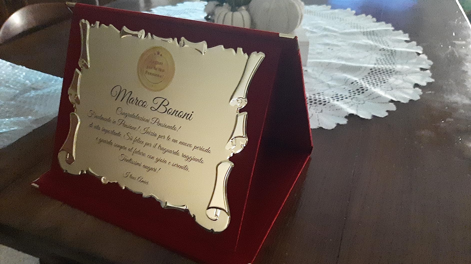 REGALO ORIGINALE PER IL PENSIONAMENTO - LILLET BLANC PENSIONE - Regali di pensionamento