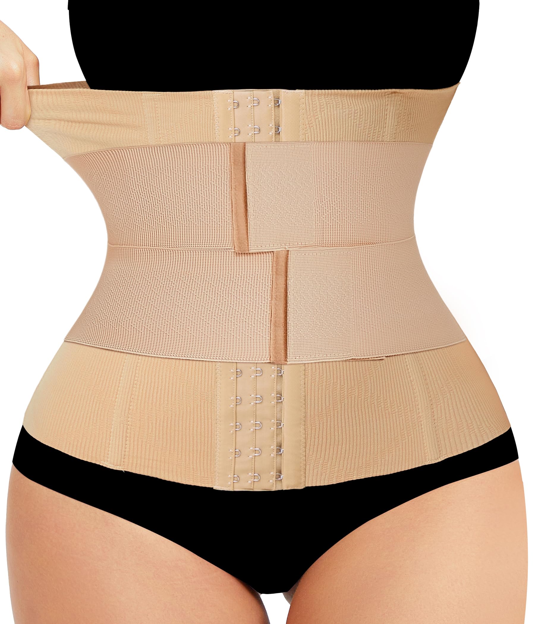 Ursexyly Women Waist Trainer Corset Tummy Control Body Shaper Waist Cincher Belt Postpartum Belly Band Stomach Wrap Shapewear