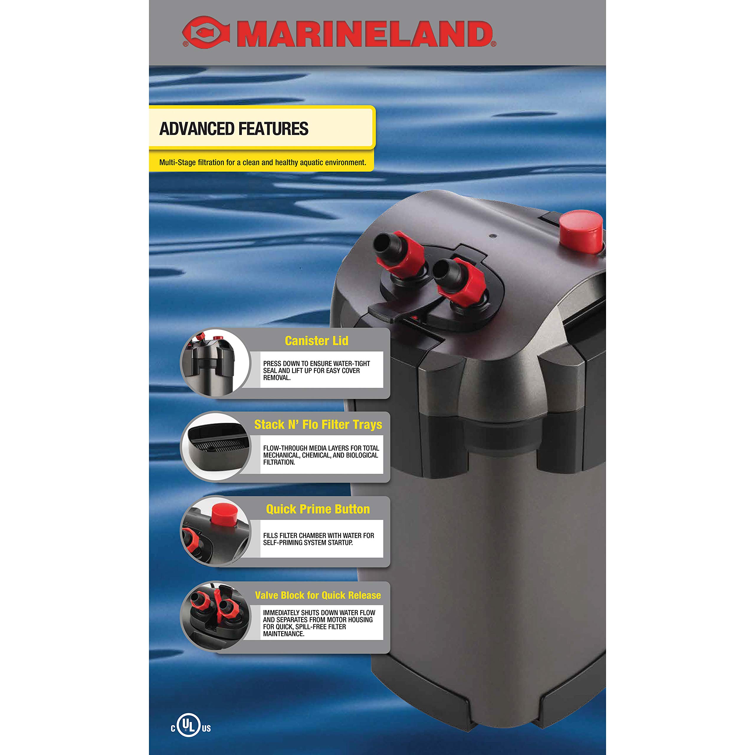 Buy Marineland Magniflow Canister Filter for Aquariums, Fast
