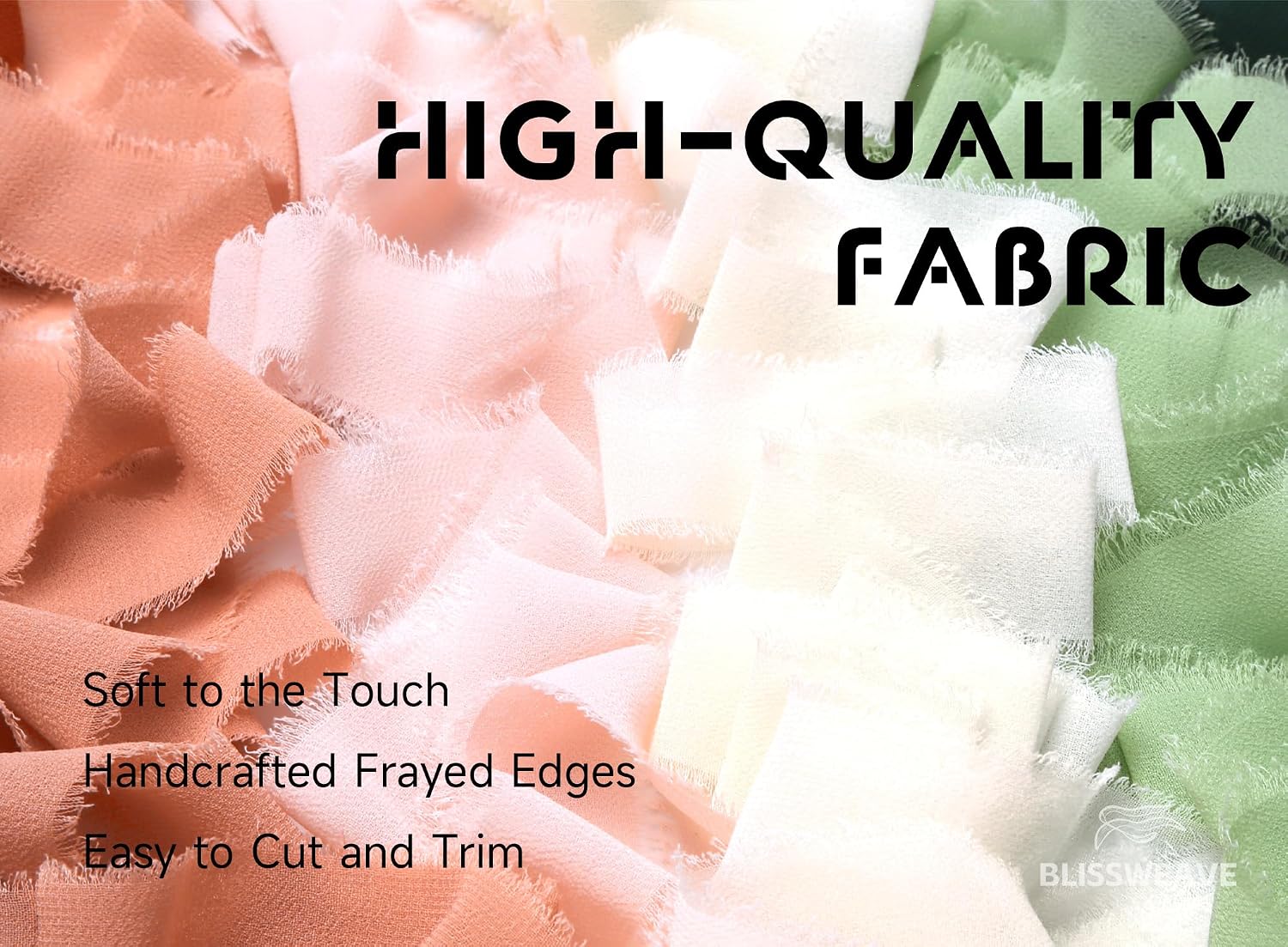 Chiffon Ribbon 1 inch x 100 Yds (20 Assorted Colors) Frayed Ribbons for Gift Wrapping Flower Bouquet Party Holiday Crafts
