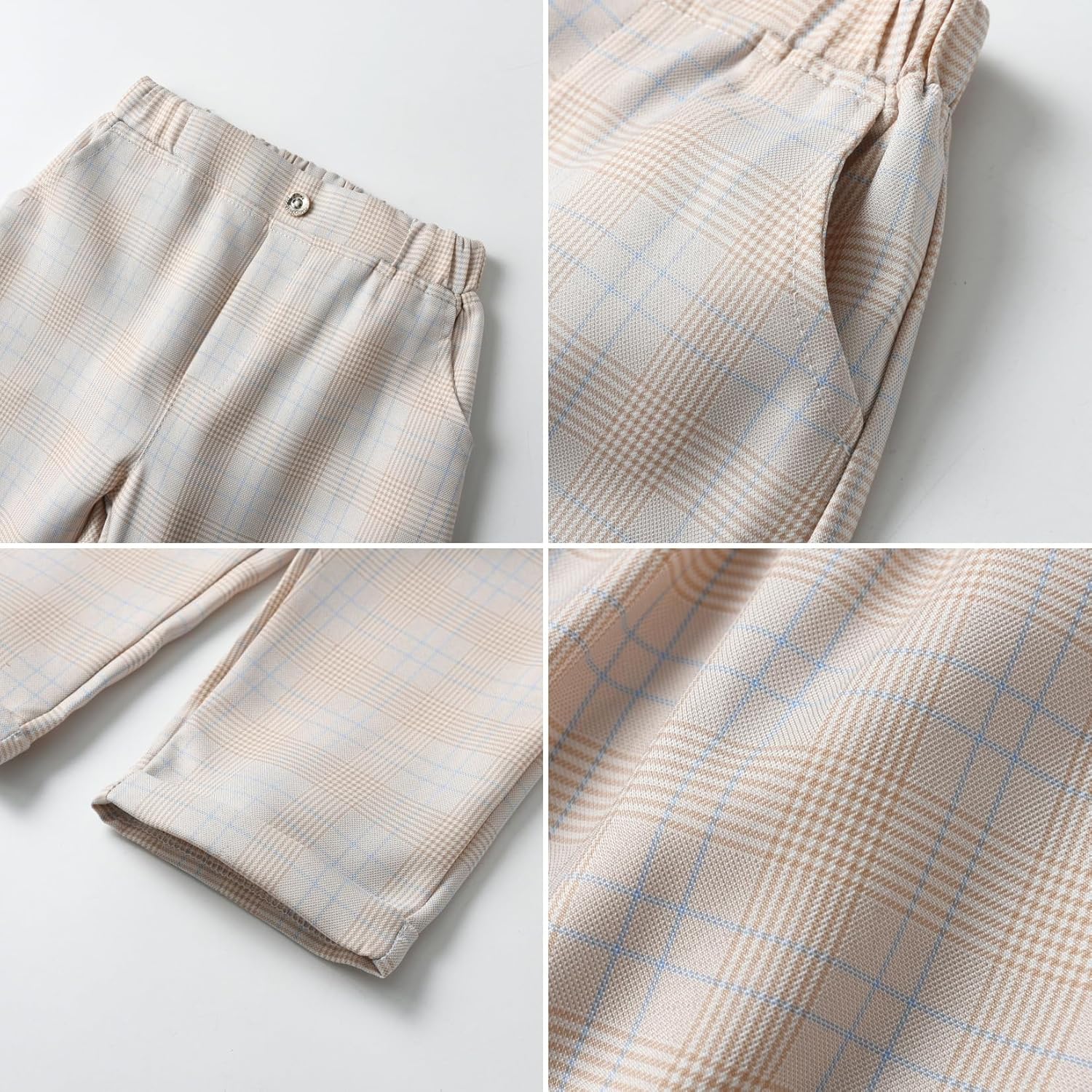 Mud Kingdom Boys Suits for Weddings White Shirts, Vests and Pants Clothes Sets - Image 4