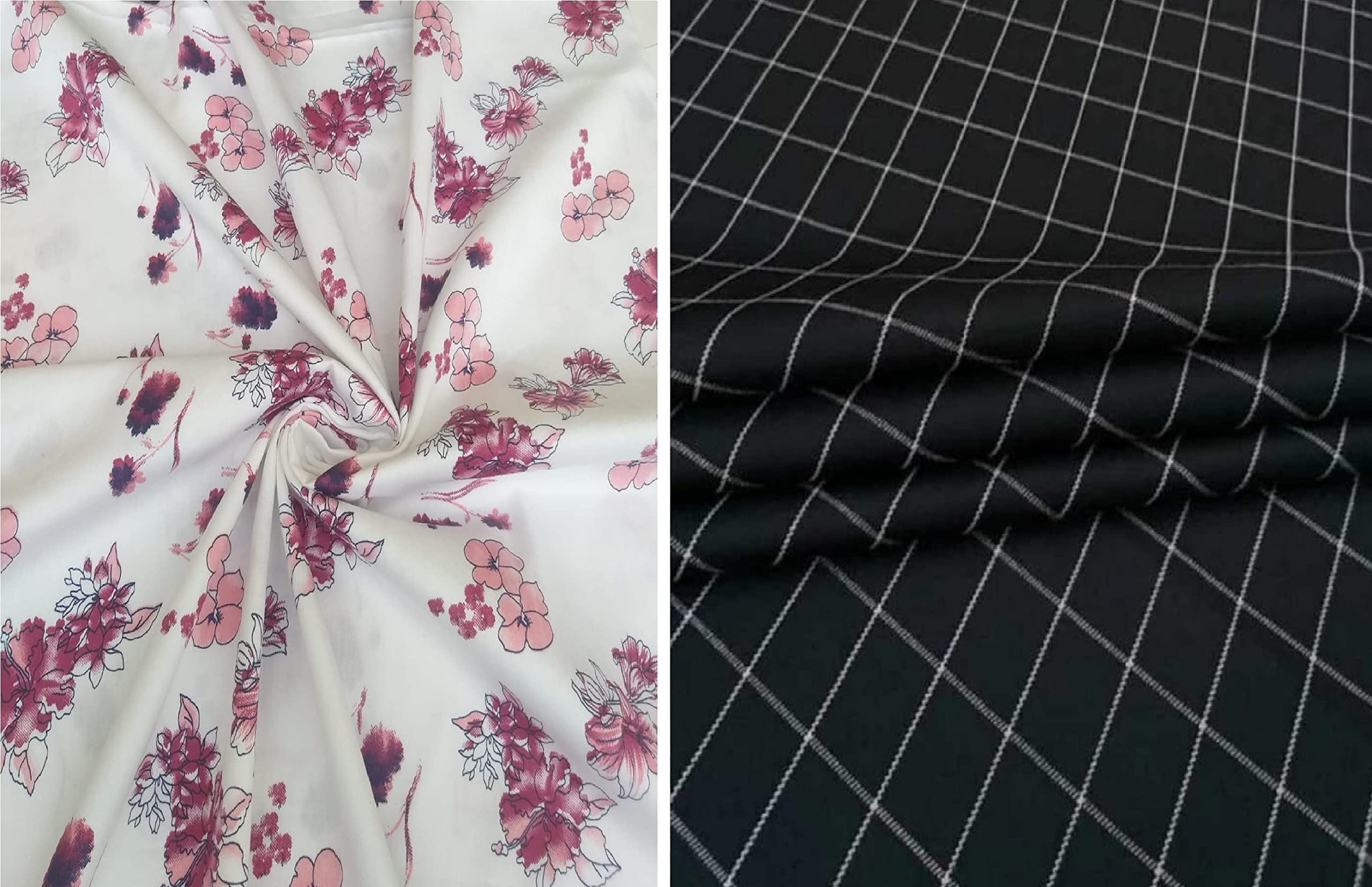 Pri & Su CottLinns Combo of Giza Cotton Printed Shirt 110005 & Trouser Fabric 90027-picture-34