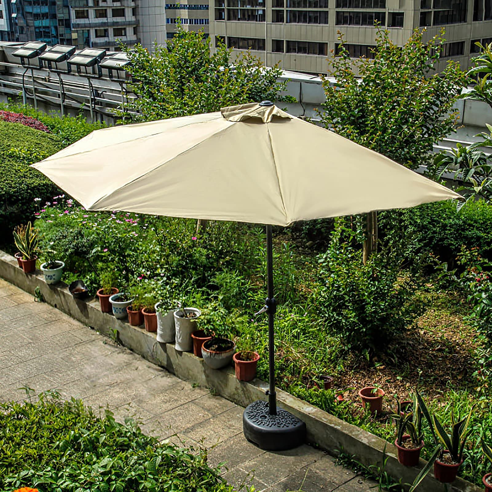 half round market patio umbrella SDdPulse 2.8m Umbrella Table Umbrella, Sturdy Outdoor Wallside Corner Pergola Sun Shade Umbrella, Easy and Compact Storage (Beige) : Patio, Lawn & Garden shaded by this elegant TOP 10 BEST Motorcycle HT: 75.5° Colour:Emerald