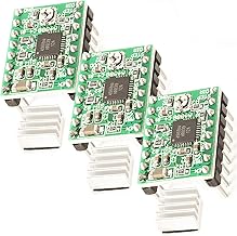 AZDelivery 3 x A4988 Schrittmotor-Treiber-Modul mit Kühlkörper kompatibel mit Arduino und Raspberry Pi inklusive E-Book!