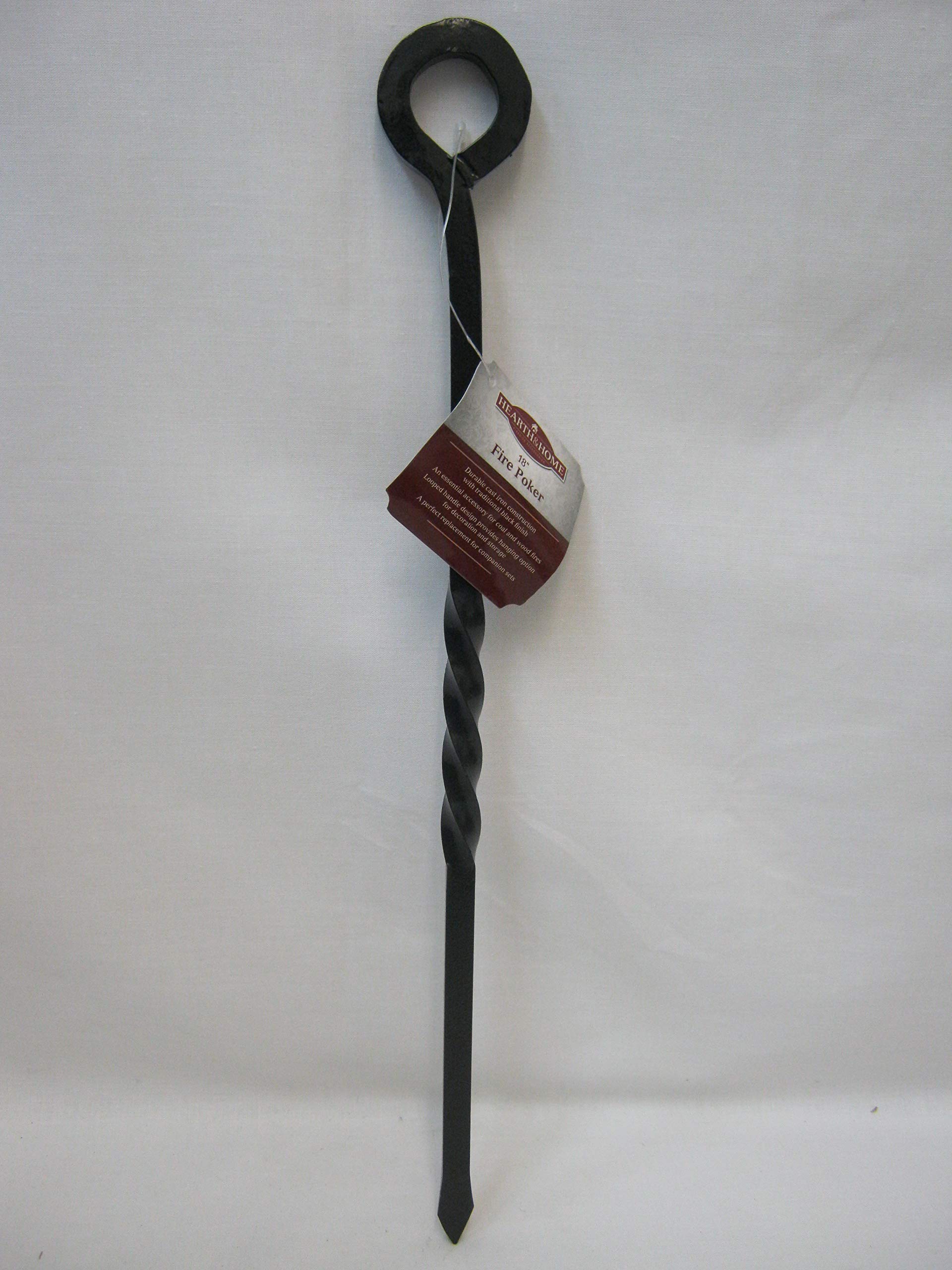 Hearth And Home Black Metal Fireside Poker 16" HH70A