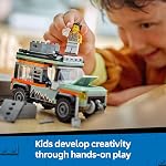 LEGO City camion tout-terrain 4x4 jouet de montagne - Ensemble de jouet de construction pour enfants, garçons et filles, 6 ans et plus - Idée cadeau amusante pour le Ramadan - avec figurine d'aventurier et accessoires - 60447