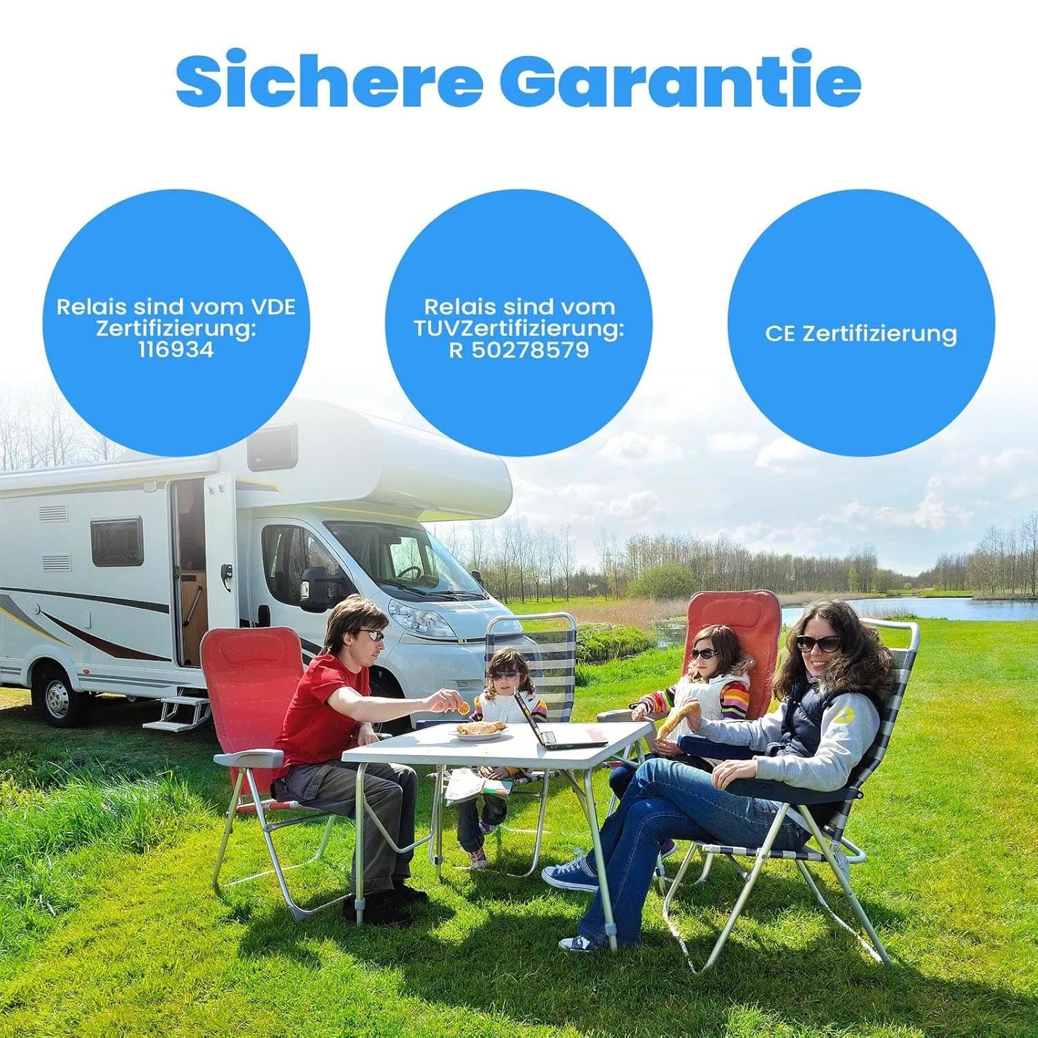 Netzvorrangschaltung Wohnmobil, Umschaltstation für Netzvorrangschaltung 32A 240V 7200VA, Umschaltstation für KFZ, Boot, Caravan, Outdoor, Umschalter Notstrom, Netzvorrangschaltung