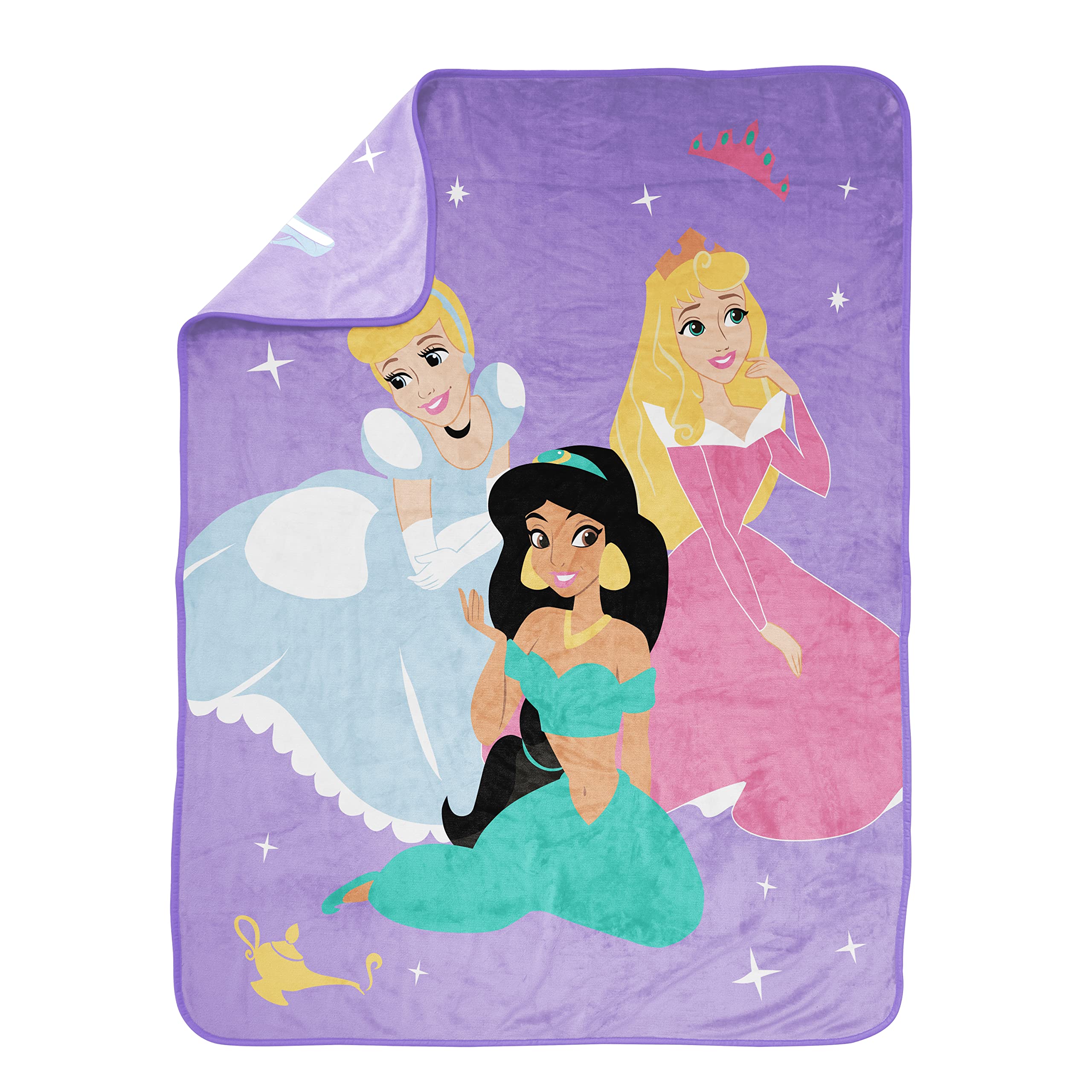 Disney Princess Pasar el Rato Manta Suave Esponjosa para Niños 130 x 150cm