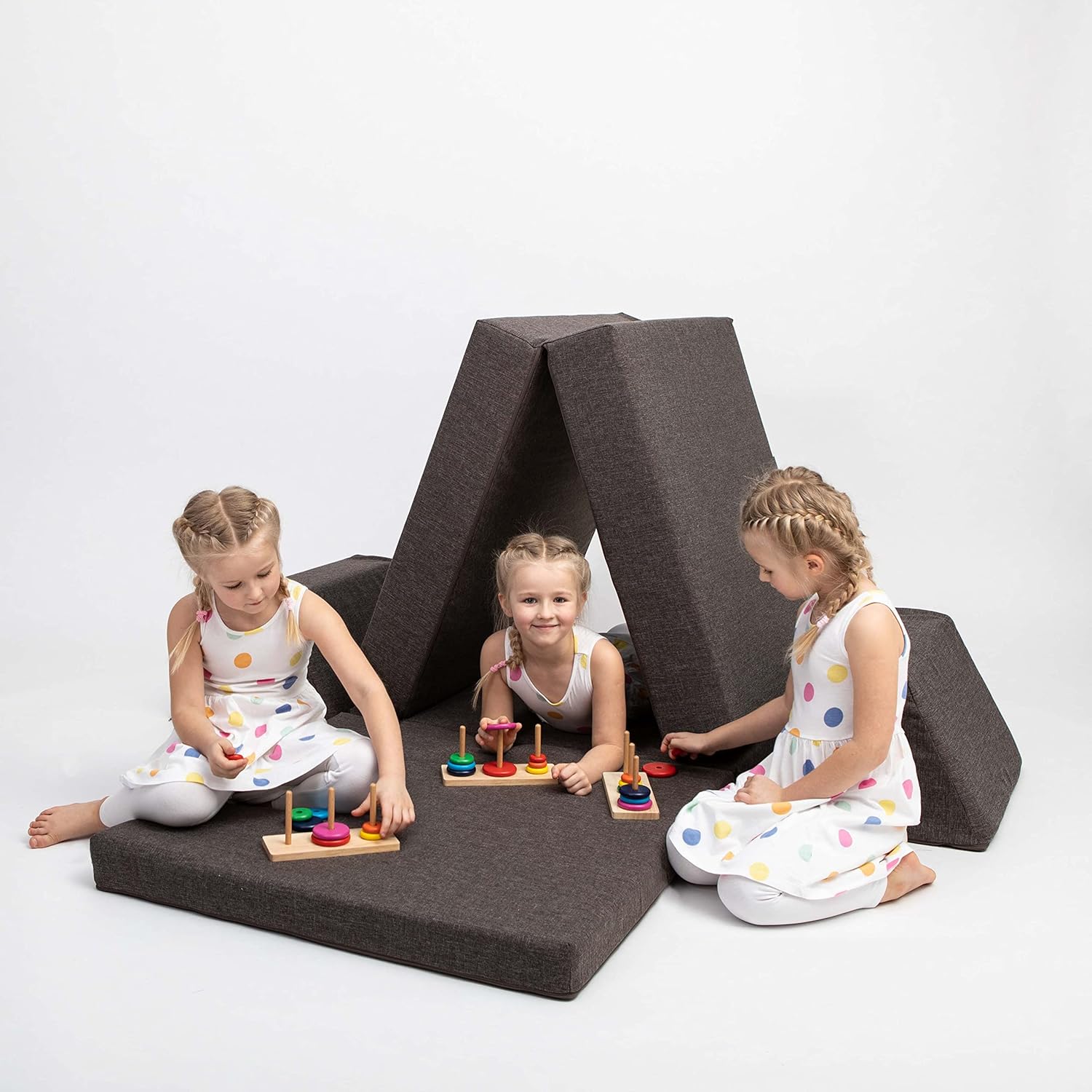 Foam climber set Children's sofa Activity play set Sleepover couch Foam