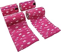 Vista 9 de Syrflex Cohesive Vendaje 4" Negro Paquete de 4