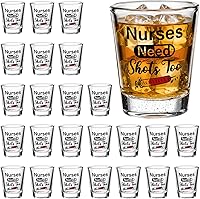 Vista 8 de Patelai Nurse Need Shots Too, divertido regalo de cristal para mujeres y hombres, mamá, hermana o amigo, regalo para enfermería, graduación