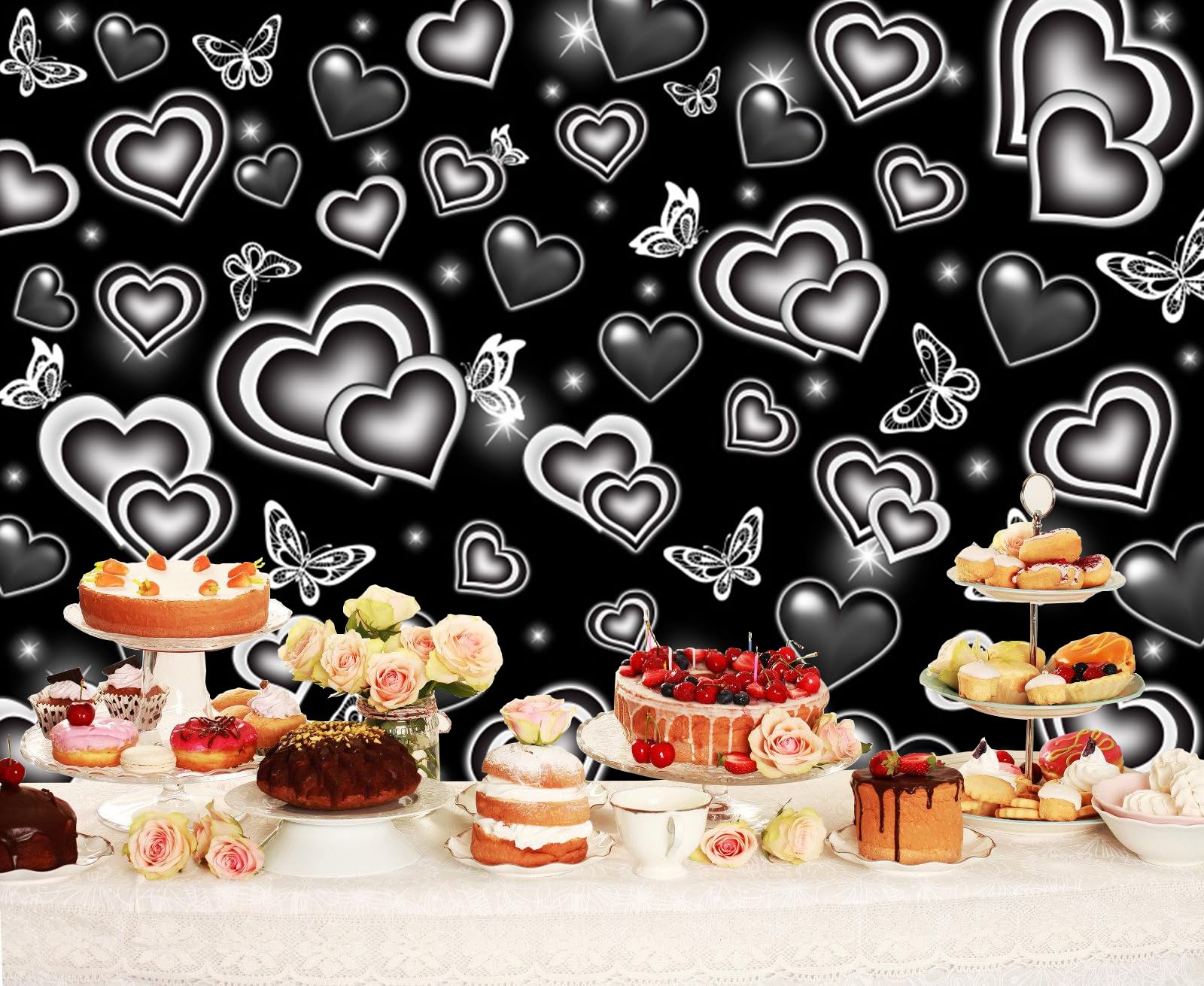 Partybanner In Herzform – 4 Meter Lang, Perfekt Für Geburtstage, Hochzeiten & Feiern