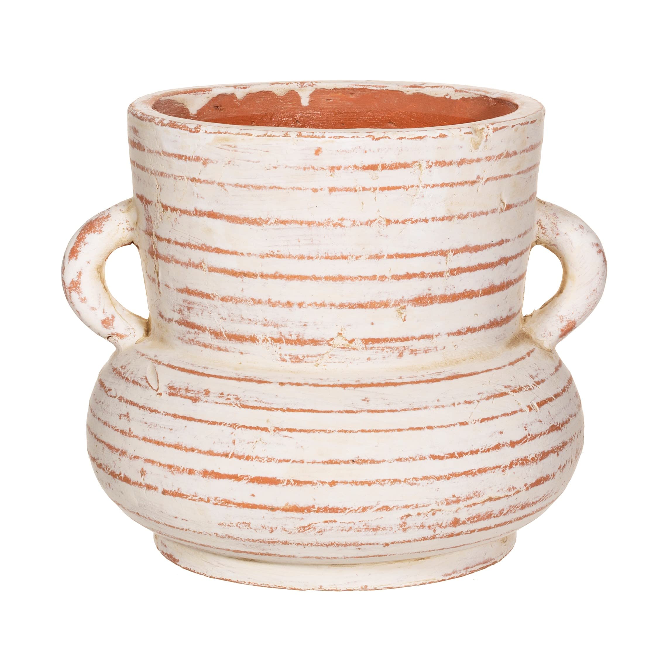 Sass & Belle White Daphne Wide Amphora Vase