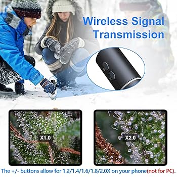 Amazon.co.jp: Ninyoon 4K WiFi 顕微鏡 iPhone/Android PC 用 50