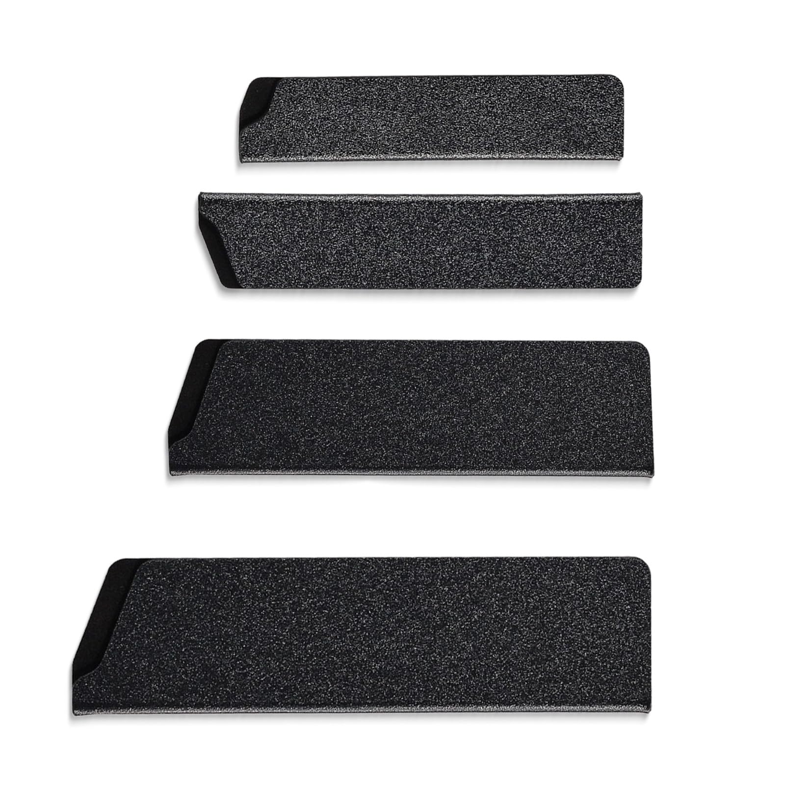 Bamily 4 Pcs Universal Knife Sheath, ABS Plastic Knife Cover with Felt Lining, Knife Edge Guard for Home Kitchen,Restaurant