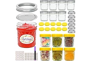 Exceptionally Versatile 6 oz Mason Jars for an Array of Preservation Needs