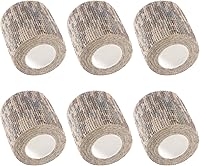 Vista 31 de IndigoCase Paquete de 6 vendajes autoadhesivos de 2 pulgadas, paquete variado de vendajes de color negro, cinta de agarre elástica, envolturas