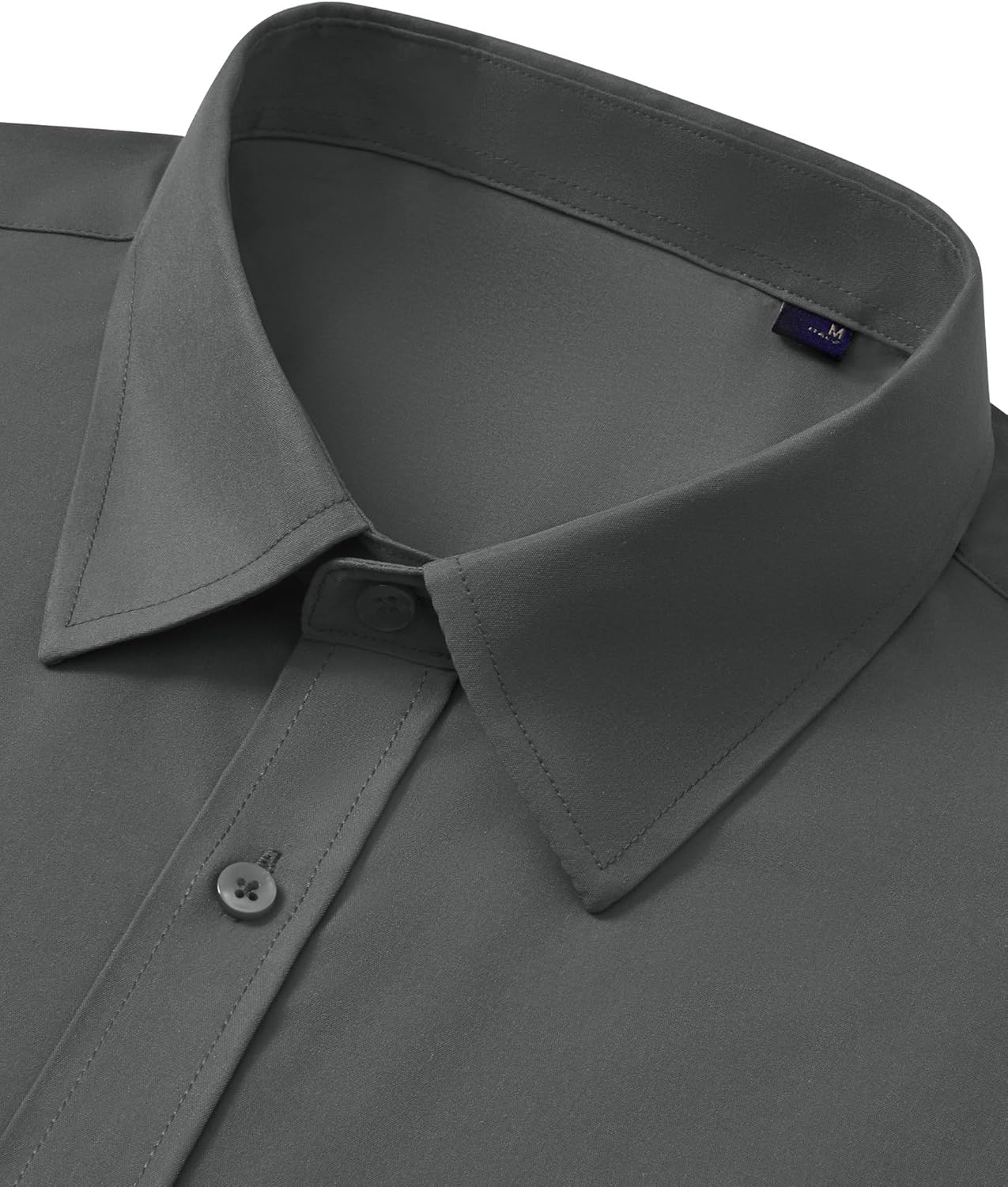 J.VER Mens Dress Shirts Long Sleeve Solid Formal Shirt Stretch Business Casual Wedding Button Down Shirts - Image 5