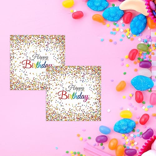 Miniatura 7 de Servilletas de confeti de cumpleaños para fiesta de cumpleaños, suministros de fiesta de cumpleaños, servilletas de papel desechables para niños,