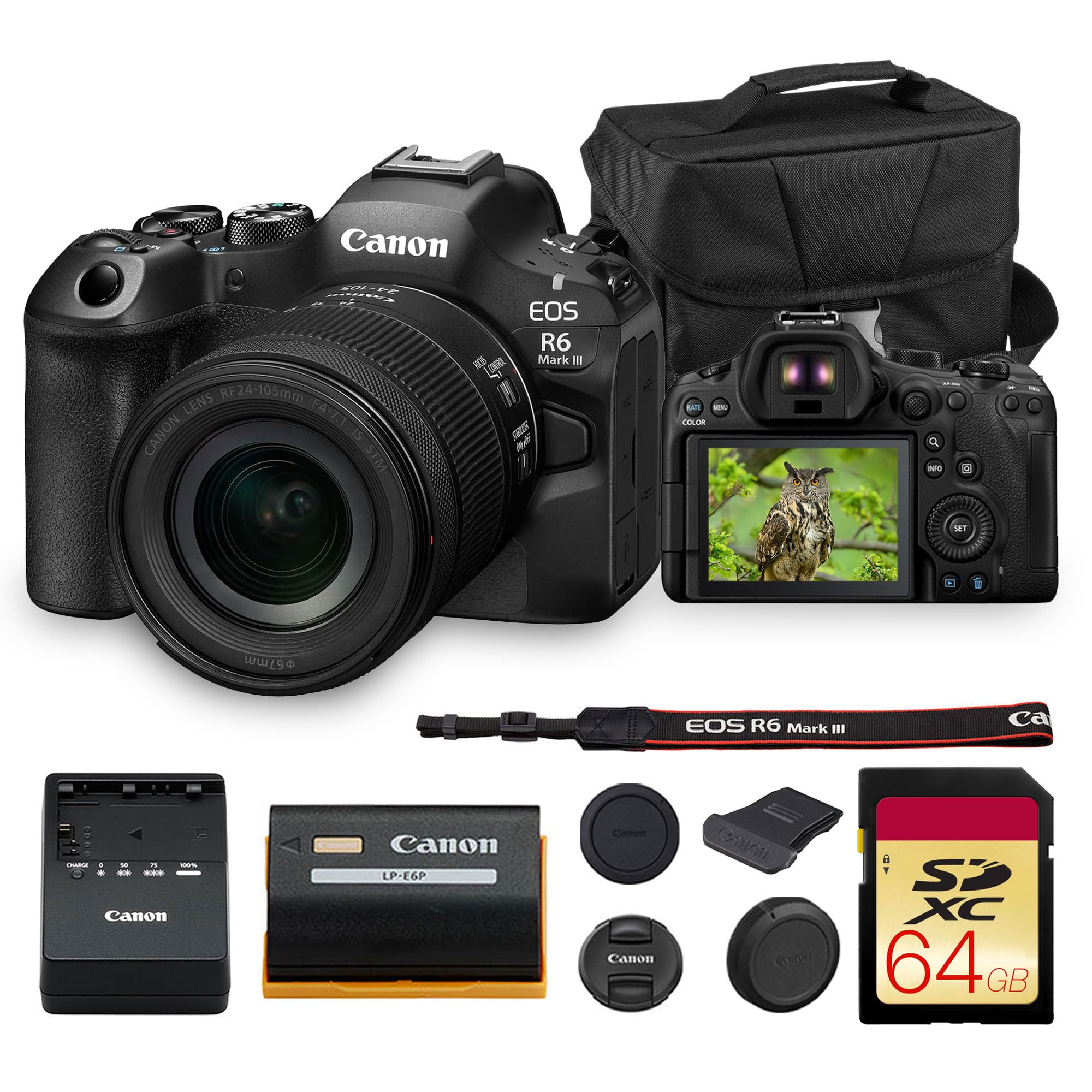 Amazon.com : Canon EOS R6 Mark III Mirrorless Camera with 24-105mm