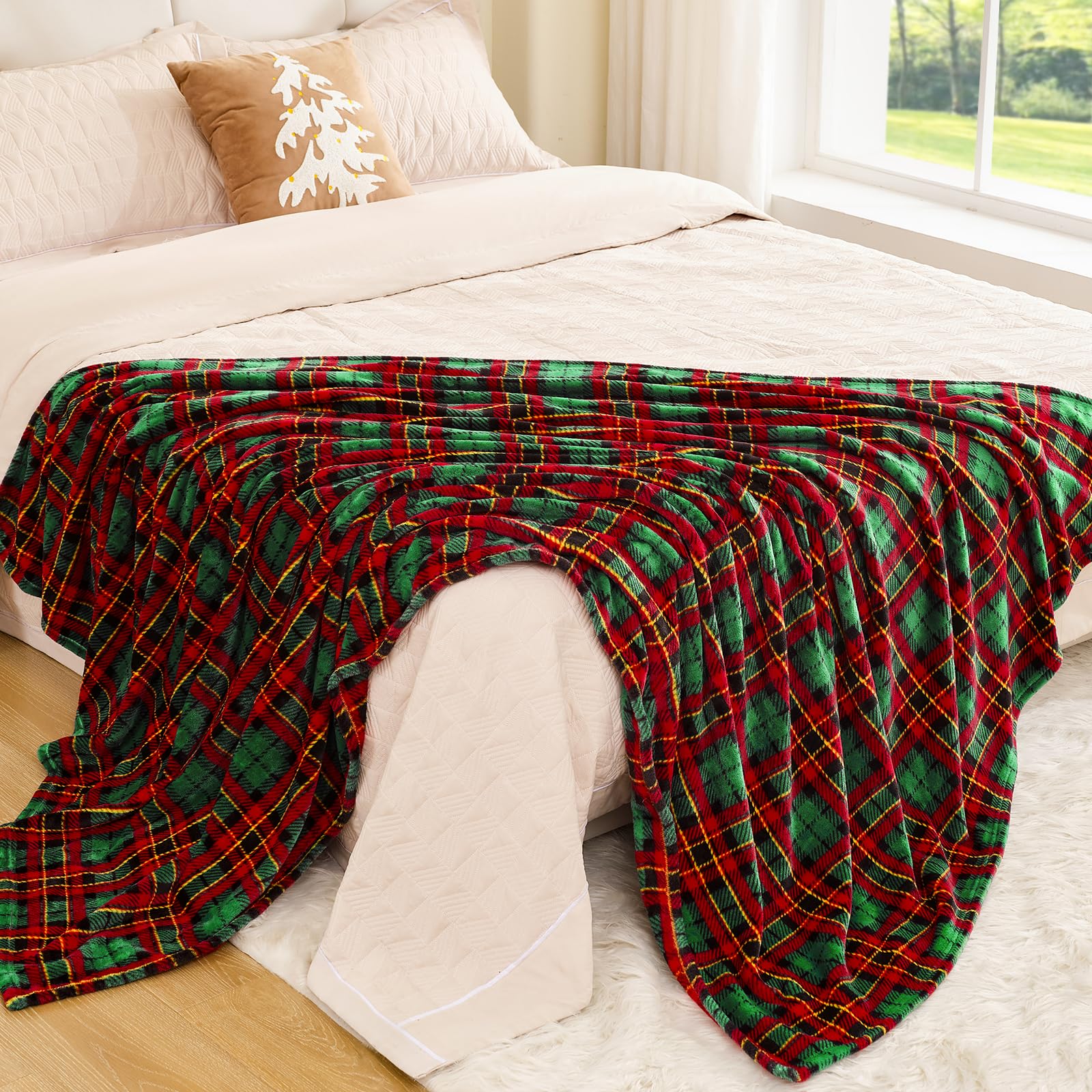 UGG - Whitecap - pluche deken voor bank of bed - comfortabele, gezellige woondecoratie - zachte en luxe deken voor woonkamer of slaapkamer - 127 x 177 cm - koffiebruin