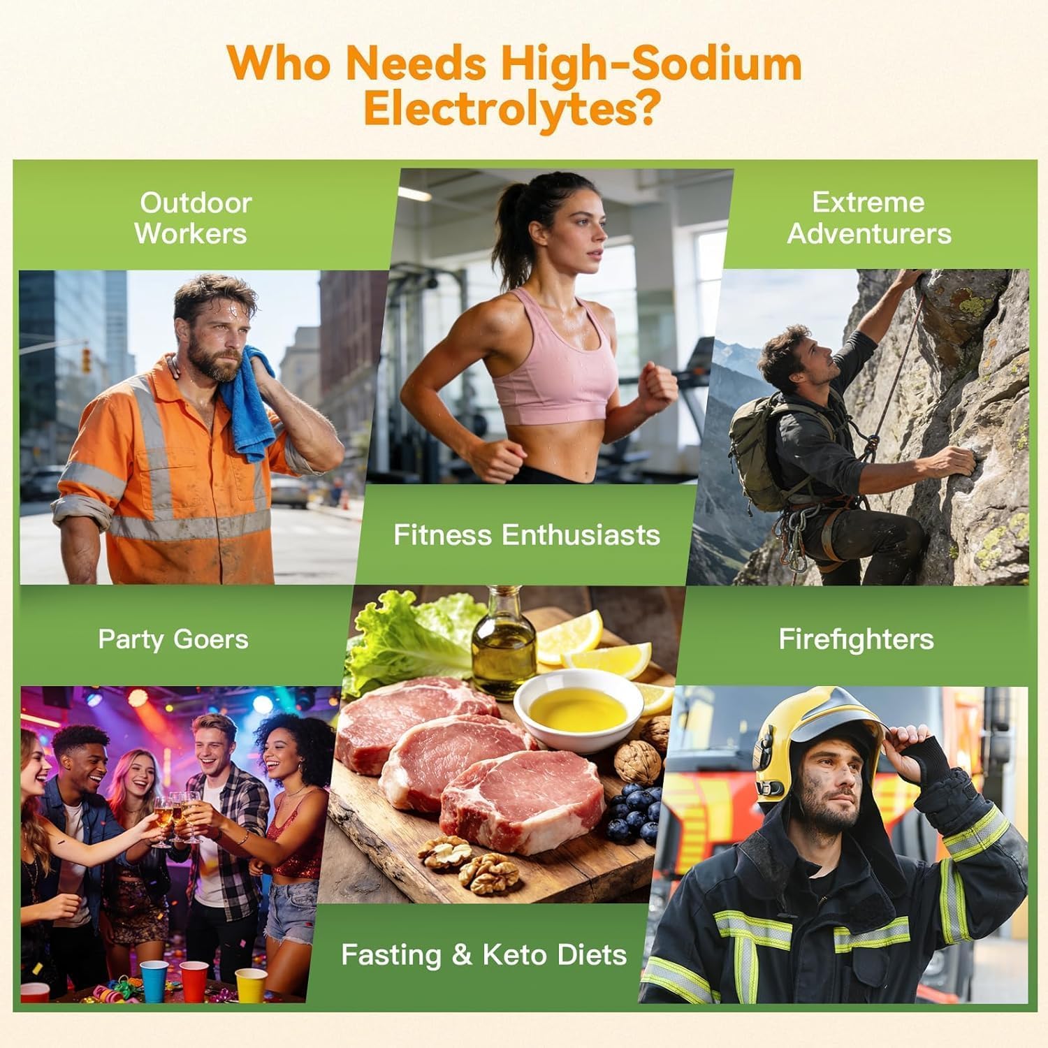 Zero Sugar High Sodium Electrolyte Powder Packets for Superior Hydration — Amazon image 2