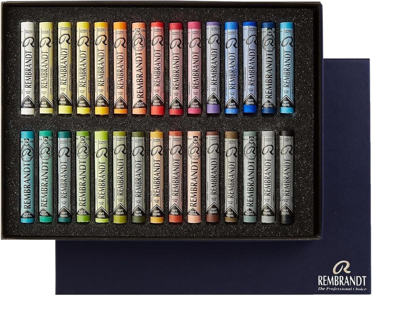 Rembrandt Zestaw suchych pastelów. General Selection. Zestaw 30 pastelowych i 1 karta