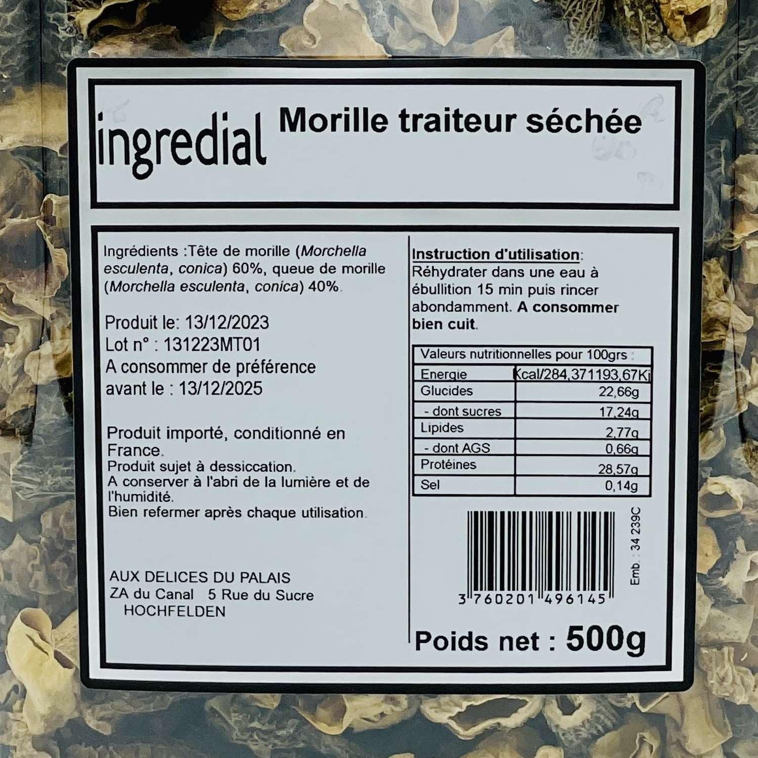 Morille catering – Bote 500 g