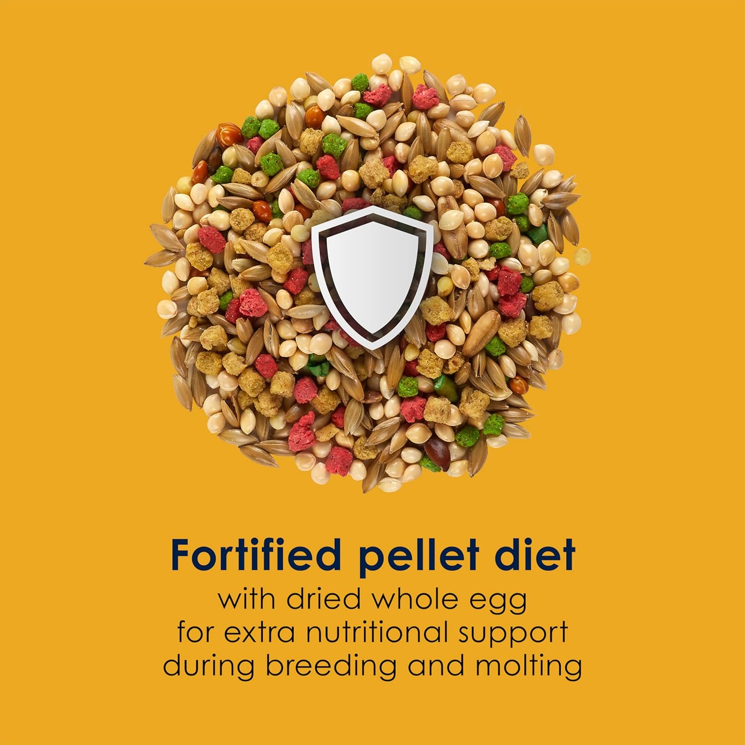 Kaytee Forti-Diet Pro Health Egg-Cite Nourish+Protect Parakeet,Supports Breeding and Molting,Nutrition Backed by Science,Digestive Health,5 pounds,(Pack of 2)