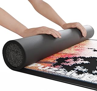 Puzzle Mat 1500 Pieces - 26 x 47 Inches - Portable Non Slip Roll Up Jigsaw Mat - Suited for Puzzles of 500, 1000 or 1500 Pieces - Puzzlup Portapuzzle with Gift Packaging