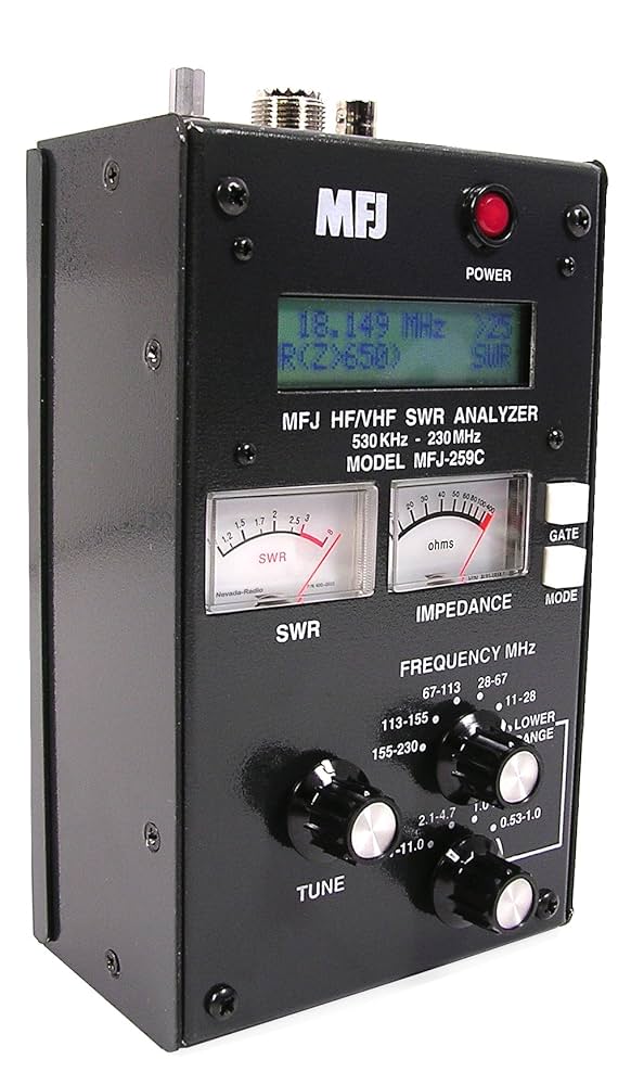 アクセサリー MFJ-259 HF/VHF SWR Analyzer MFJ MFJ-259B MFJ 259B HF/VHF SWR Analyzers | DX Engineering