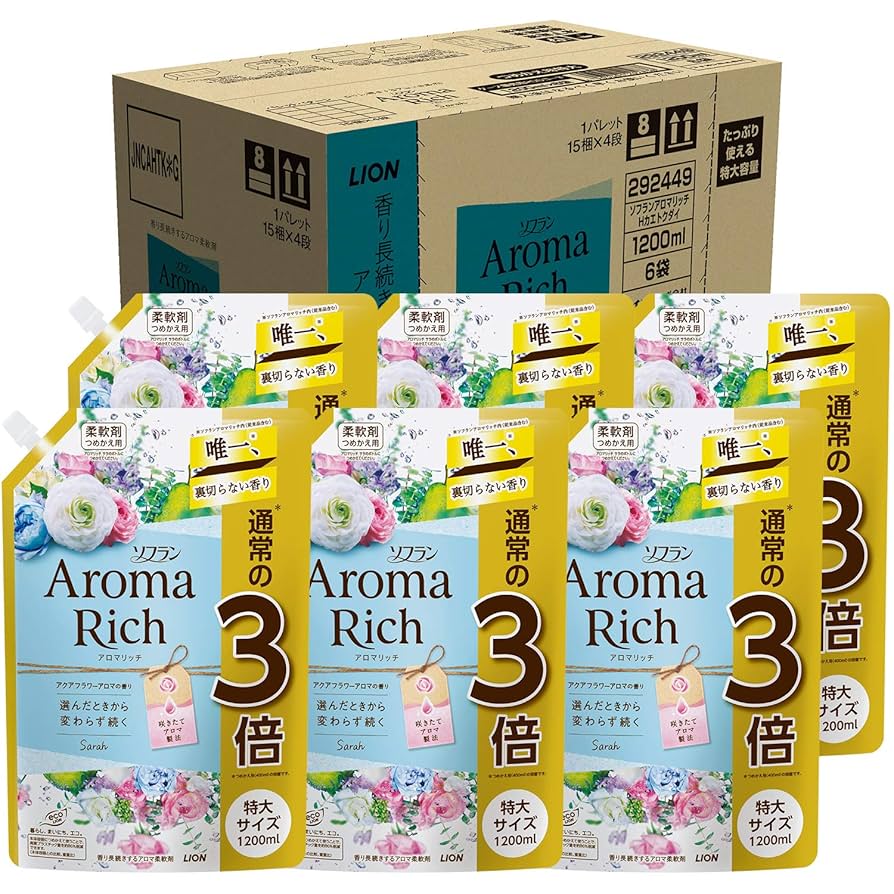 Amazon.co.jp: 【ケース販売 大容量】ソフラン アロマリッチ