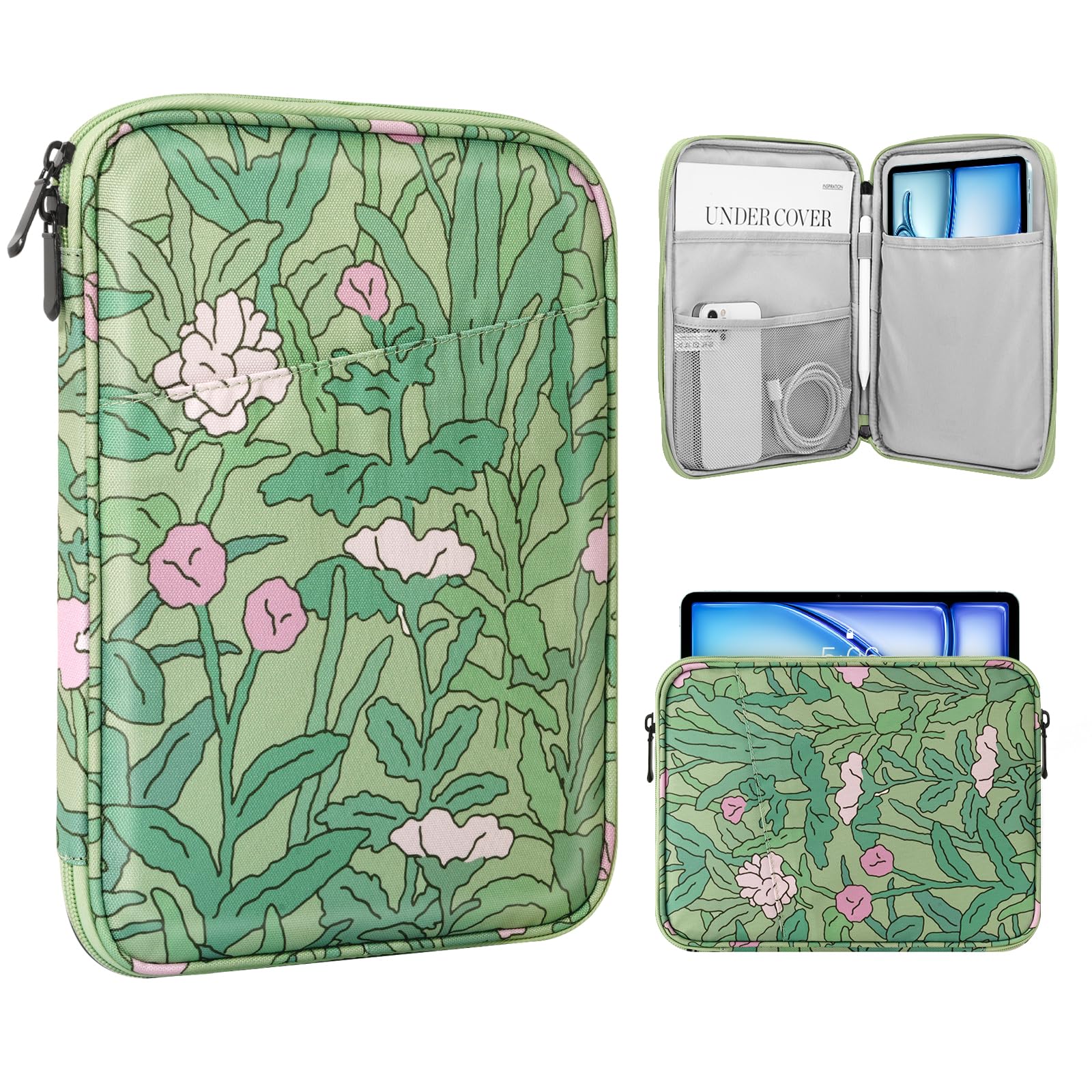 TiMOVO 9-11" Tablet Sleeve Bag for iPad 11-inch A16 2025, iPad 10.9"/10.2"| Air 11 Inch/5th/4th Gen. 10.9", Galaxy Tab A9+/A11Plus 11", Protective Bag