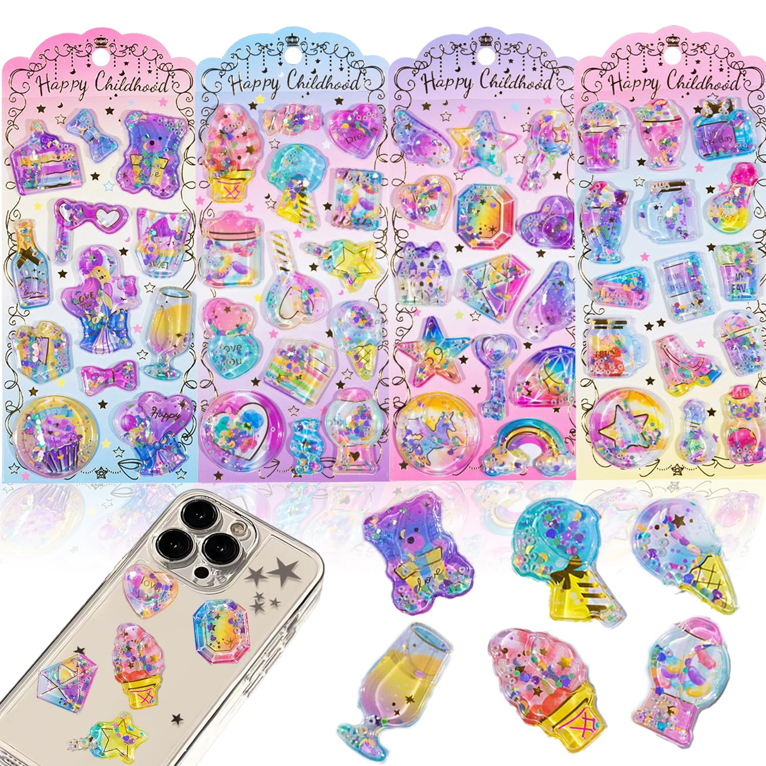 Amazon.co.jp: ウォーターシール ぷにぷに水入りシール 3D立体