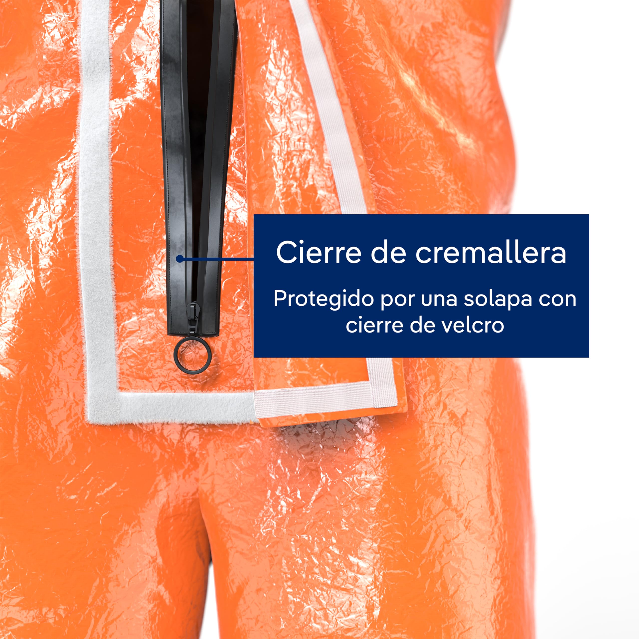 Dräger SPC 4400 CLF mono de protección profesional - Talla L | Uso con mascarillas y respiradores para industria farmacéutica, petrolera y química
