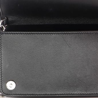 Pre-Loved Wallet on Chain Small, Black
