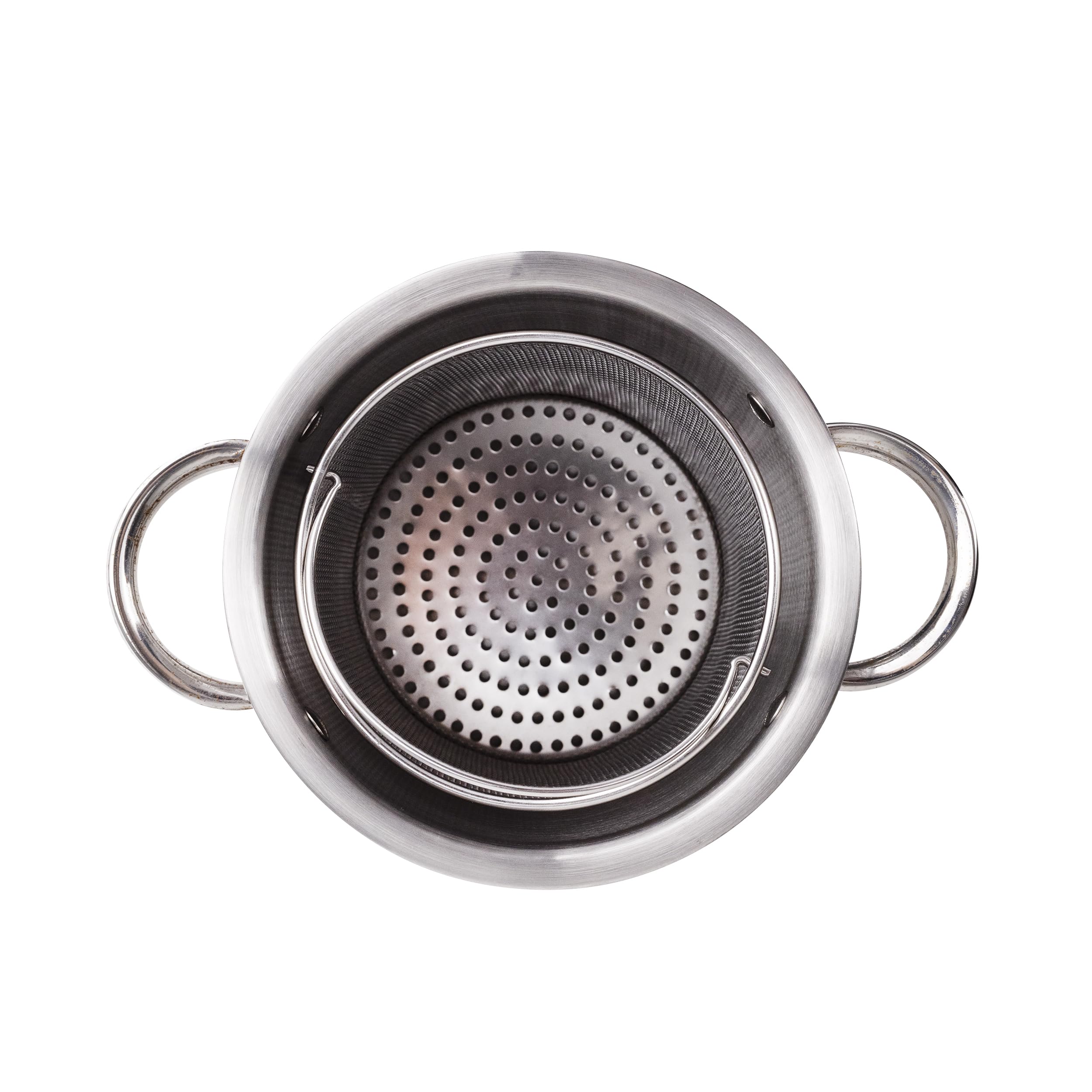 BERGNER Lula - Cuoci asparagi a 3 pezzi con fondo tappato - Coperchio in vetro - In acciaio inox - Facile da lavare - Alta qualità e resistenza