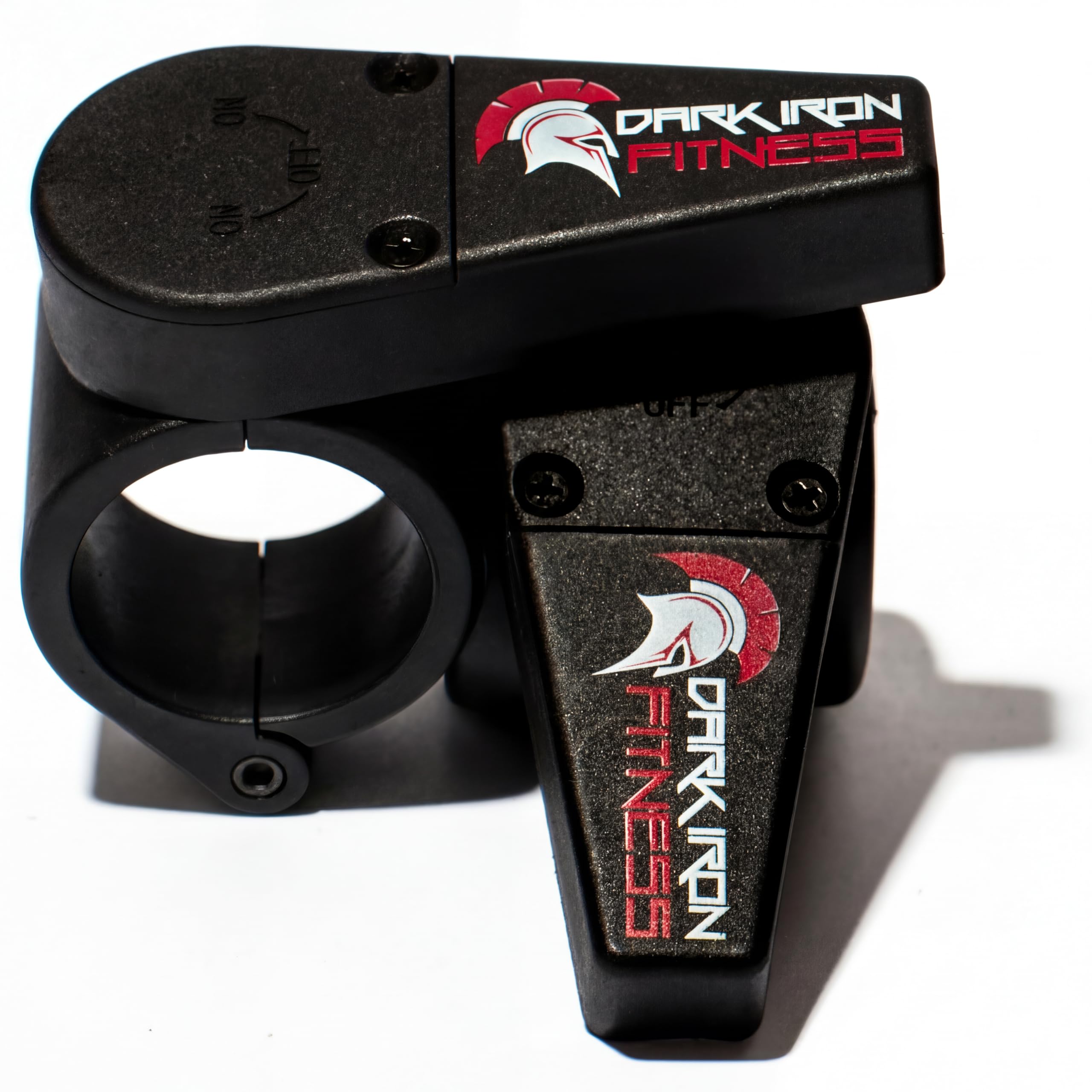 Bilanciere collare morsetto | clip regolabili per 2,5 cm o 5,1 cm standard olimpico 20,4 kilogram bar | 1 paio di piccolo morsetto Muscle fitness Style Plastic Lockjaw collari | con chiusura a molla, 2 Inch Barbell Clamps, Small