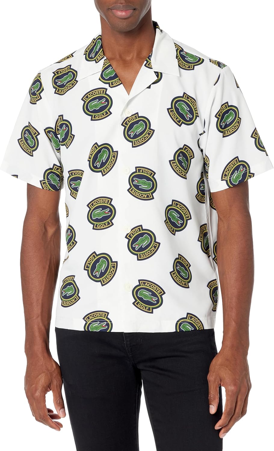 Lacoste Men's Regular Hawaii Fit Uv Protect Golf Shirt