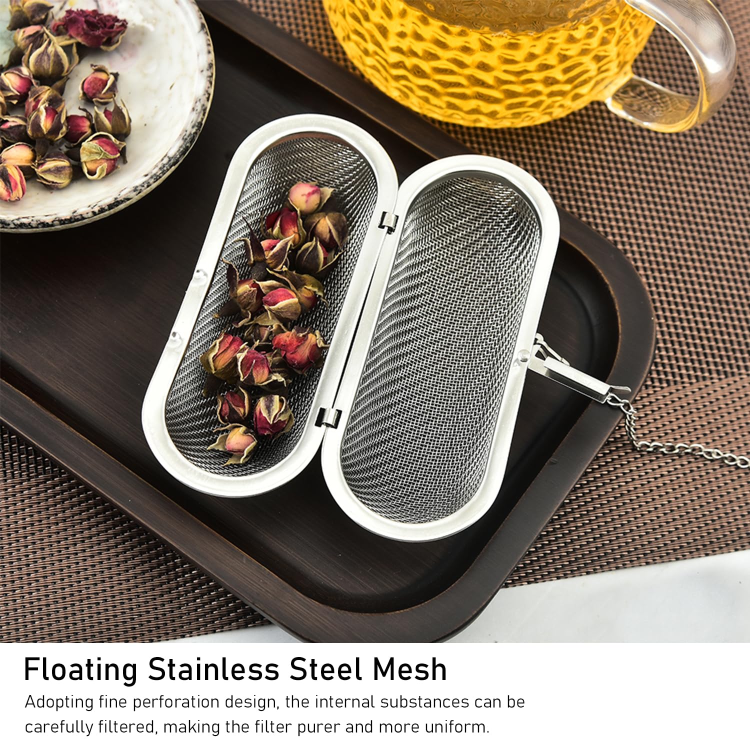 2 Filtri Per Tè E Spezie In Acciaio Inox - Sfera E Capsula Per Infusi, Cucina E Preparazioni Casalinghe - Foto 4