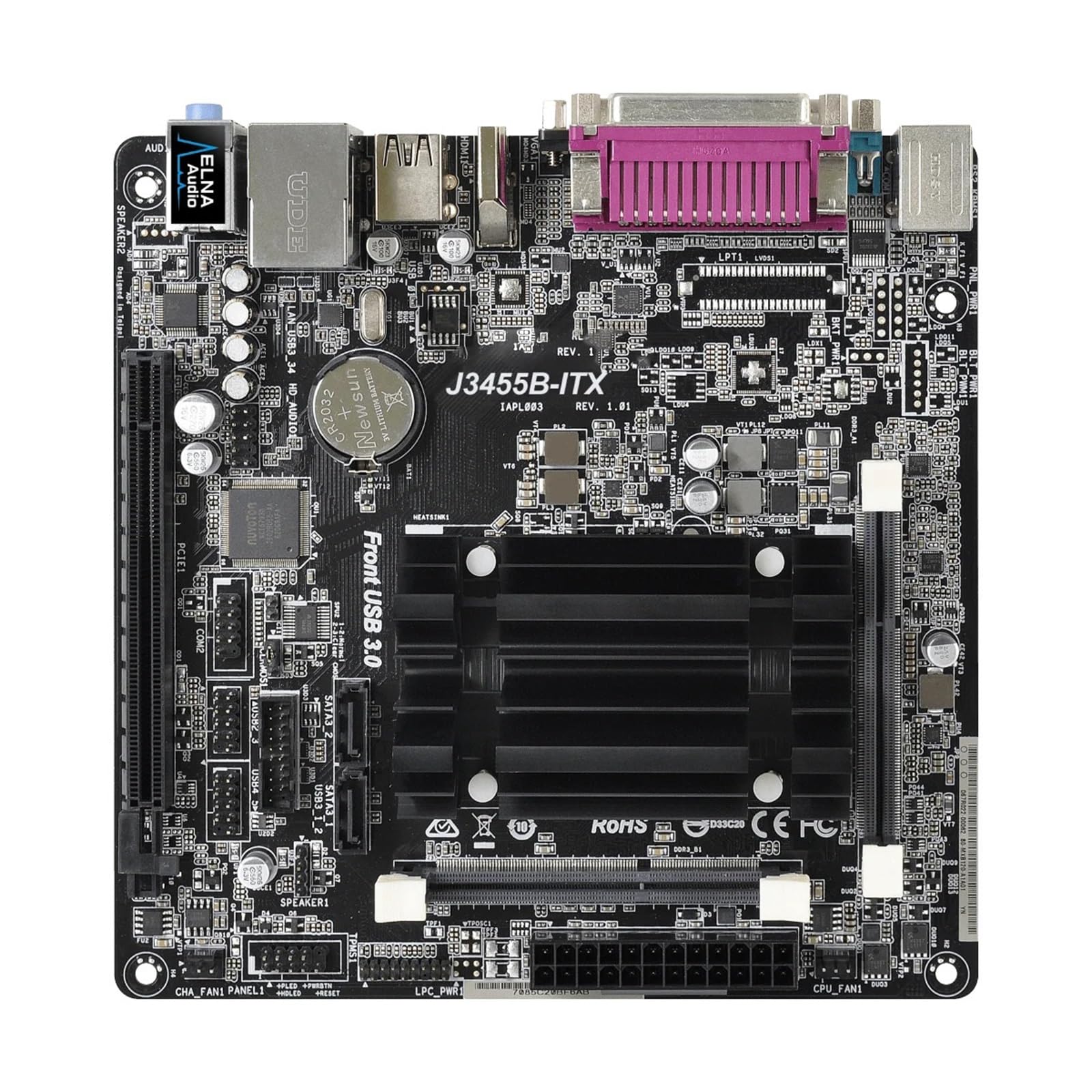 Gaming Motherboard Fit For ASROCK J3455B-ITX Mini-ITX Motherboard Intel Quad-Core Cpu J3455 DDR3 16GB Integrated Intel HD Graphics 500 USB 3.1