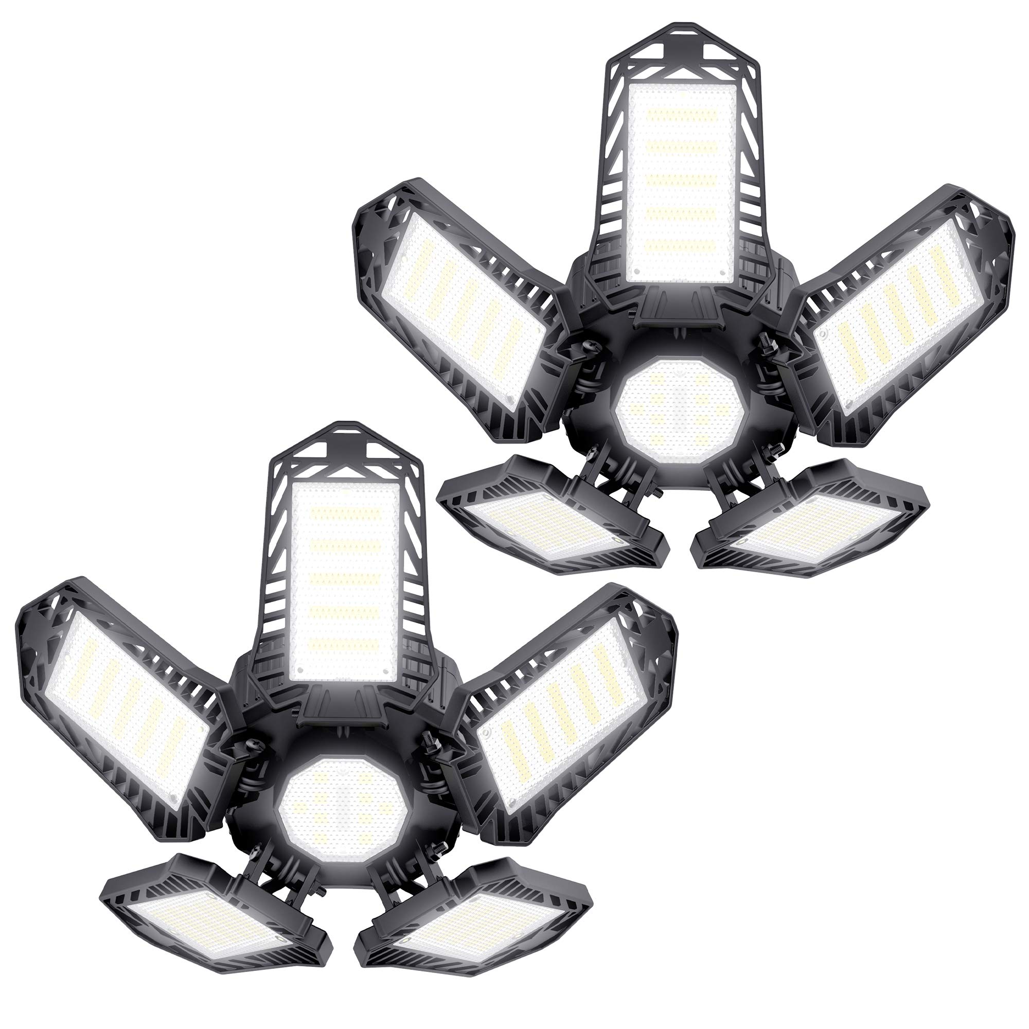 Buy LED Garage Light 80W 8000LM Deformable LED Garage Ceiling Lights