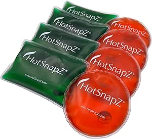 Hand Warmers - HotSnapZ Reusable Round &amp; Pocket Warmers for Instant Heat