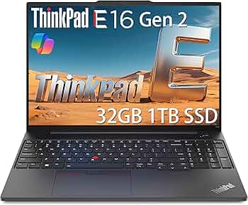 【新品】Lenovo ThinkPad E16 Gen2 AMD Ryzen7 Lenovo ThinkPad E16 Gen 2 (16″ Intel)| Modern, durable & powerful
