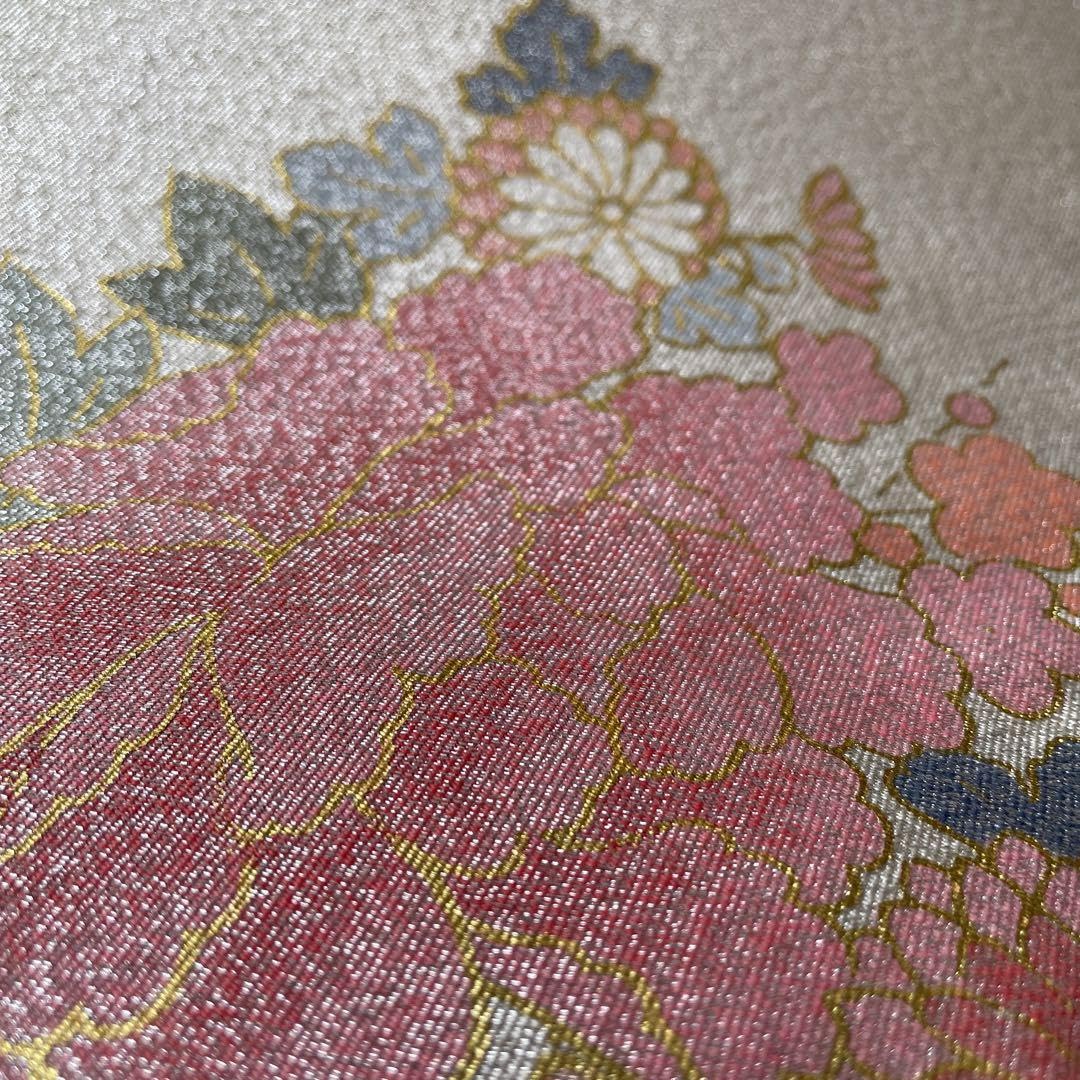 Amazon.co.jp: 綴れ 袋帯 花車 錦糸 管理.和帯 : ファッション