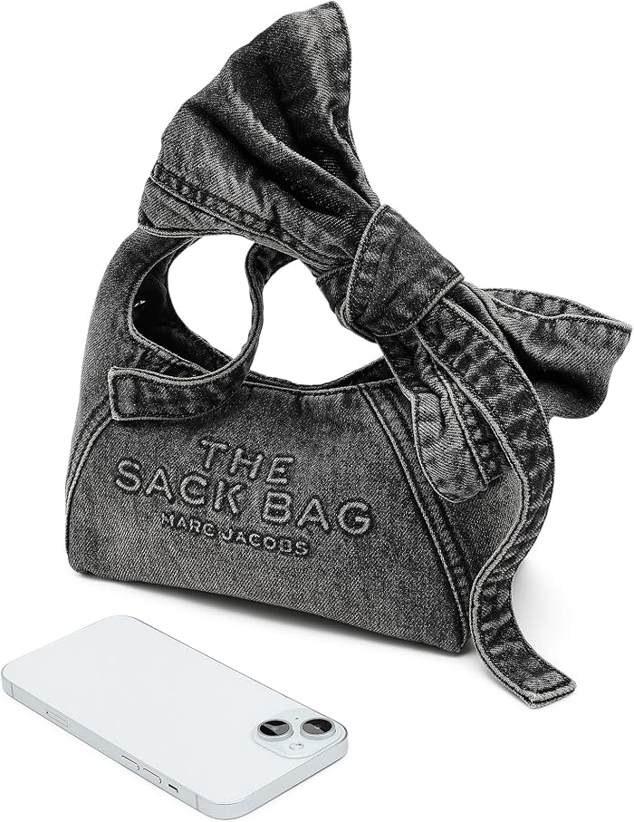 Женские сумки Marc Jacobs The Bow Denim Mini Sack Bag — фото 7