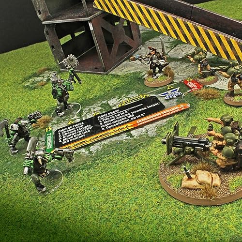 Miniatura 2 de LITKO Juego de calibradores  Compatible con Warhammer 40K 10th Edition  Movimiento  Disparo  Lucha  Combate cuerpo a cuerpo  Plantillas WH40K